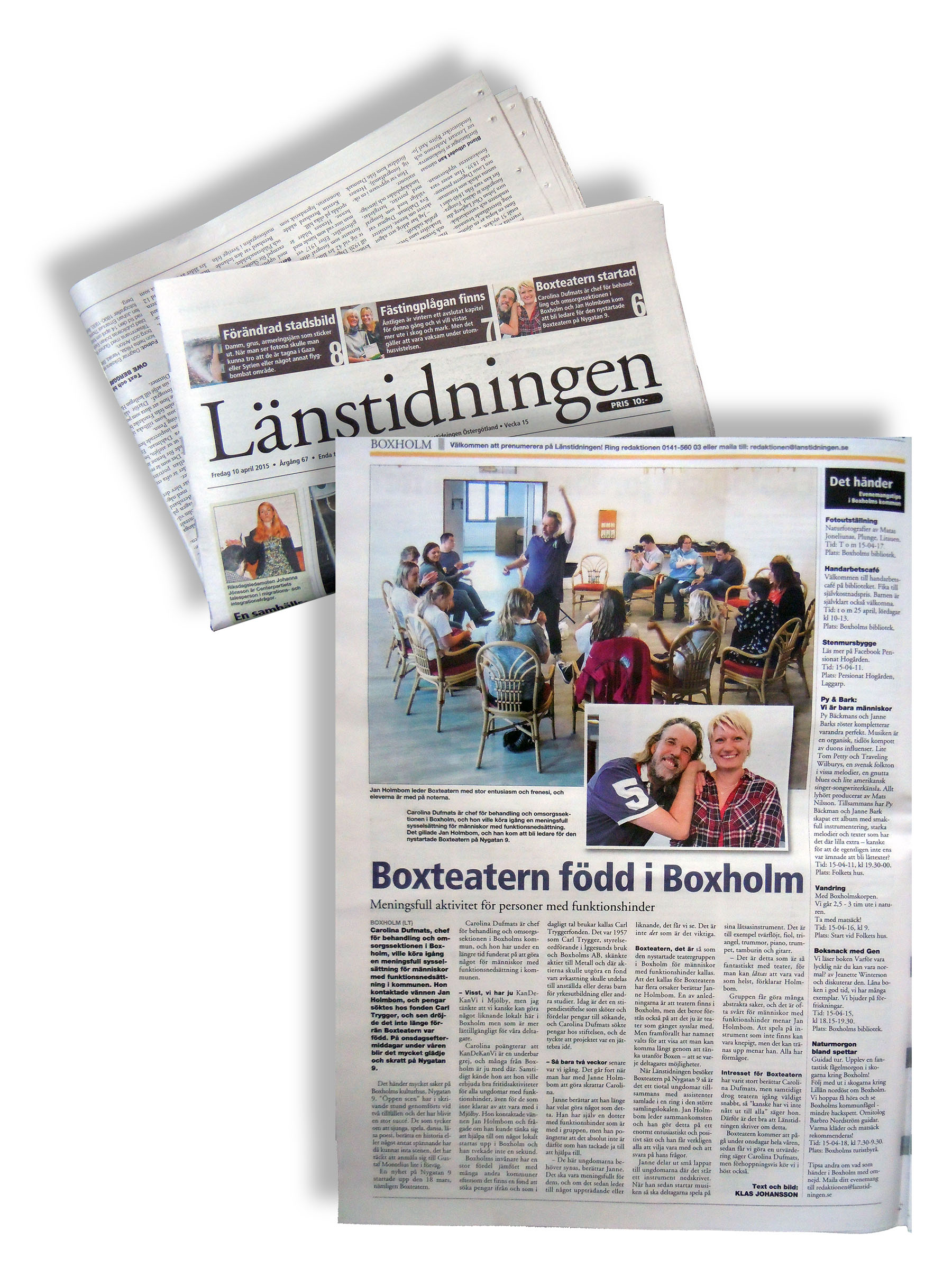 Boxteatern flyttar in